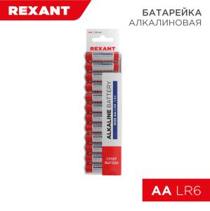 Батарейка алкалиновая AA/LR6, 1,5В, 24шт, блистер REXANT