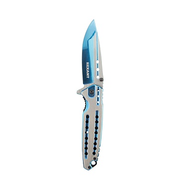 Нож складной полуавтоматический REXANT Blue