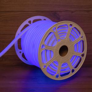 Гибкий неон LED SMD, форма – D, 16х16мм, синий, 144 LED/м, бухта 50 м