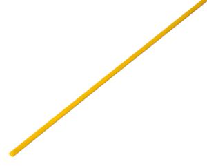 Трубка термоусаживаемая ТУТ нг 1,0/0,5мм, желтая, упаковка 50шт. по 1м REXANT
