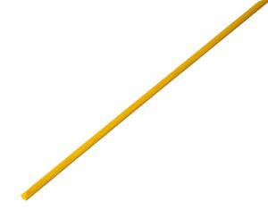 Трубка термоусаживаемая ТУТ нг 1,5/0,75мм, желтая, упаковка 50шт. по 1м REXANT