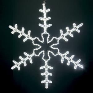 Фигура световая Большая Снежинка цвет белый, размер 95x95 см NEON-NIGHT