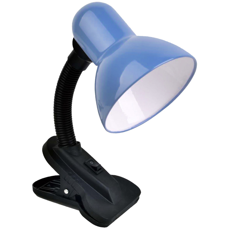 Настольный светильник DL306 цвет: синий, Спутник 