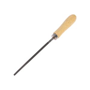 Напильник круглый KRANZ 150 мм, деревянная ручка 