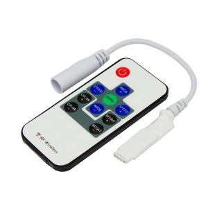 Мини-контроллер светодиодный RGB, радио (RF), 10 кнопок 12-24В/6А LAMPER