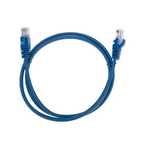 Патч-корд U/UTP, CAT 5e, RJ45-RJ45, 26AWG, LSZH, синий, 1м  REXANT