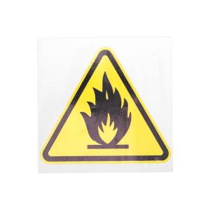 Наклейка знак пожарной безопасности «Пожароопасно» 150х150х150мм REXANT