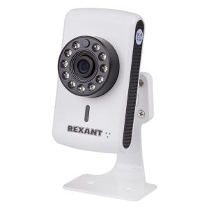 Видеокамера IP 1.0Мп (720P), объектив 2.8мм., ИК до 15м. REXANT