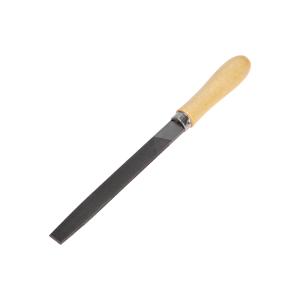 Напильник плоский KRANZ 150мм, деревянная ручка