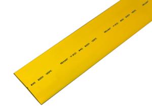 Трубка термоусаживаемая ТУТ нг 40,0/20,0мм, желтая, упаковка 10 шт. по 1м REXANT 