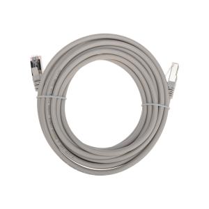 Патч-корд F/UTP CAT 6, RJ45-RJ45, 26AWG, LSZH, серый, 5м REXANT