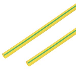 Трубка термоусаживаемая ТУТ 60,0/30,0мм, желто-зеленая, упаковка 10шт. по 1м, PROconnect