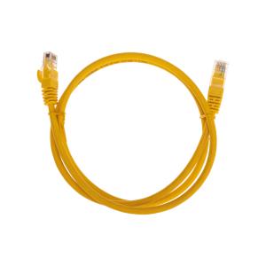 Патч-корд U/UTP CAT 6, RJ45-RJ45, 26AWG, LSZH, желтый, 1м REXANT