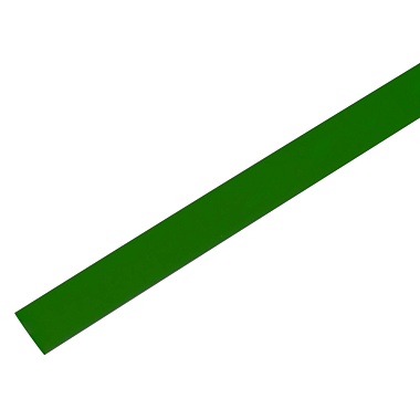 Трубка термоусаживаемая ТУТ 14,0/7,0мм, зеленая, упаковка 50шт. по 1м, PROconnect