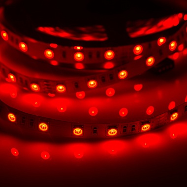 LED лента 5м 24 В, 10мм, IP23, SMD 5050, 60 LED/m, цвет свечения RGB LAMPER