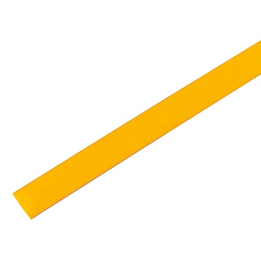 Трубка термоусаживаемая ТУТ 14,0/7,0мм, желтая, упаковка 50шт. по 1м, PROconnect
