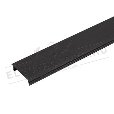 Крышка для треков MAG-COVER-45-1000 (BK) пластик черный 45x1000мм Arlight