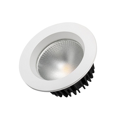 Светодиодный светильник LTD-105WH-FROST-9W дневной белый 110° IP44 металл Arlight