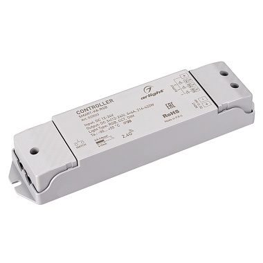 Контроллер SMART-K8-RGB 12-24В 3x6A 2,4G IP20 пластик Arlight