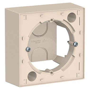 Коробка 1гн о/у бежевый AtlasDesign Schneider Electric (1/5)