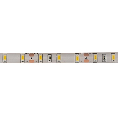 Лента светодиодная 12В, SMD5730, 60 LED/м, 6000K, 12мм, 5м, IP65 LAMPER