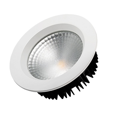 Светодиодный светильник LTD-145WH-FROST-16W дневной белый 110° IP44 металл Arlight