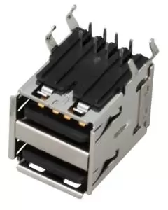 Разъем гнездо на плату 2хUSB-A (металл) REXANT 
