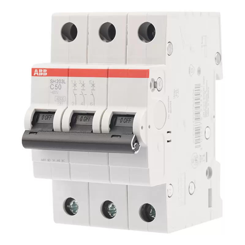 Выключатель автоматический 3-полюсный 50A (C) 4,5kА SH203L-C50 ABB 