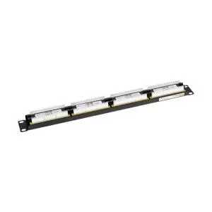 Панель коммутационная 19" PRO, 1U, 24 порта, UTP, RJ-45, CAT 6 REXANT 