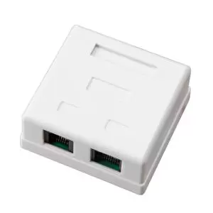 Розетка комбинированная внешняя, UTP RJ-45(8P8C) + RJ-11(6P-4C) REXANT  