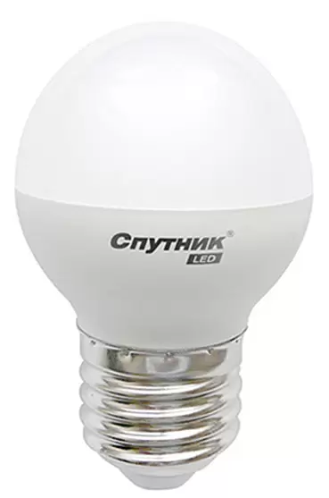 Cветодиодная лампа LED G45 10W/3000K/E27, Спутник 