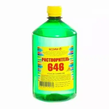 Растворитель 646, 0.5л ПЭТ ЯСХИМ
