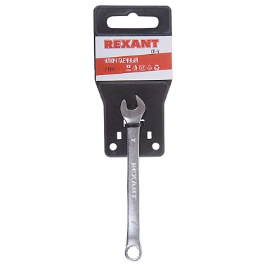 Ключ комбинированный 7мм REXANT